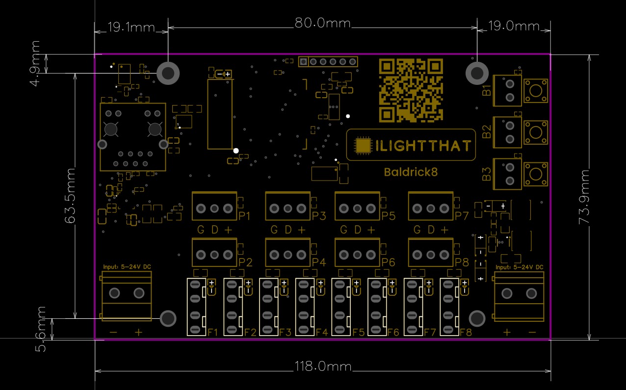 Medium Baldrick Board Dimensions 