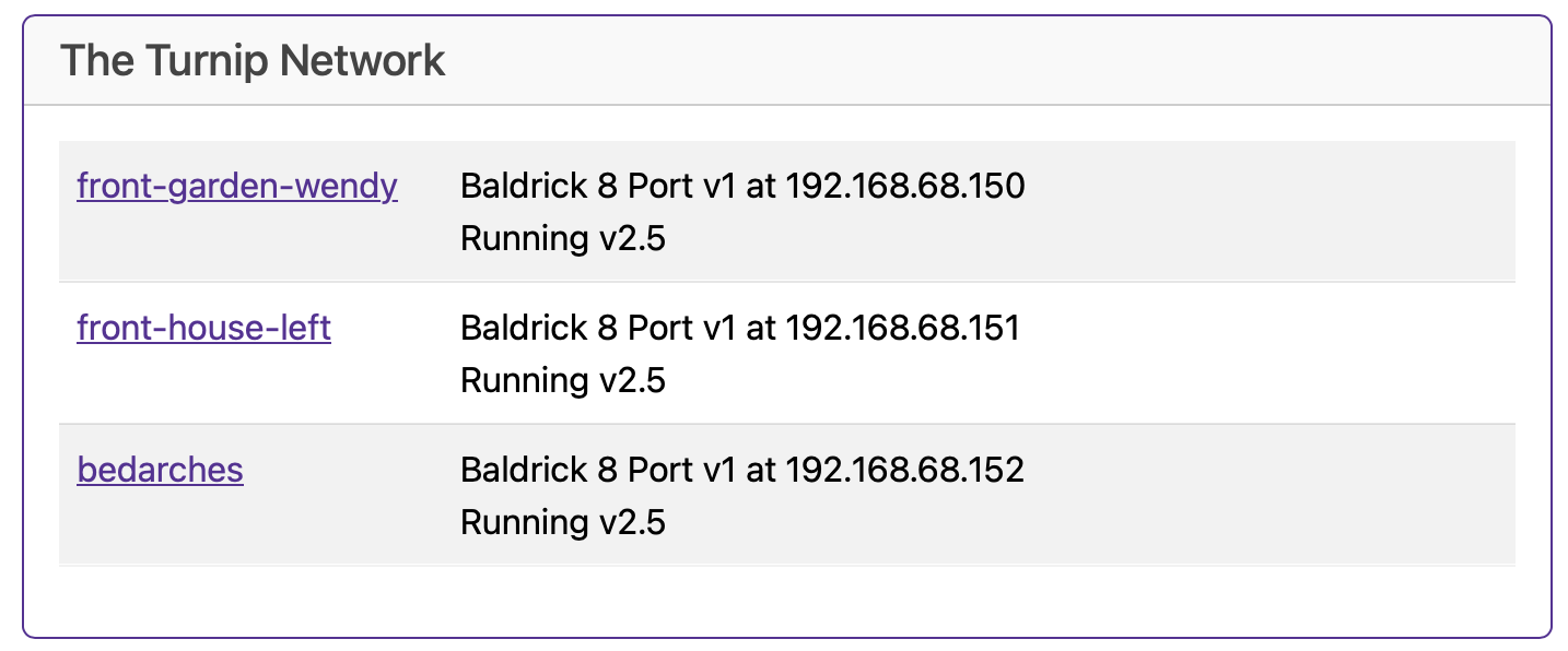 Web Interface Stats